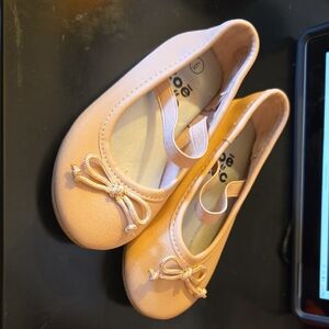 Charming Pink Kids Dress Shoes with Bow